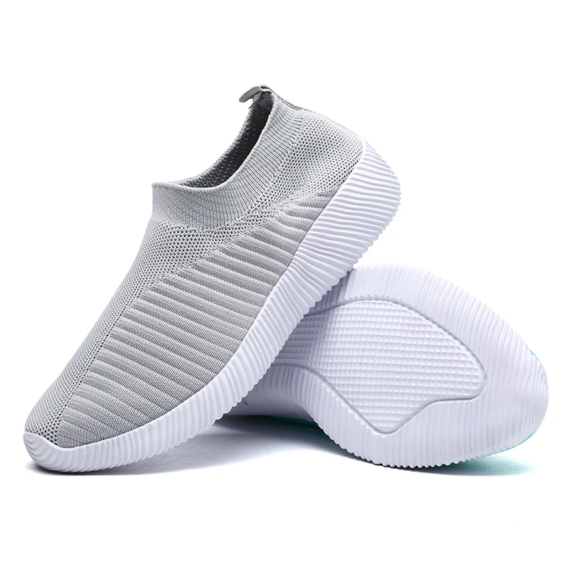 Women's Slip-On Shoes with Rubber Sole