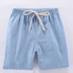 Kids' Cotton and Linen Summer Shorts — Image 4