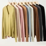 Wool V-Neck Cardigan — Image 2