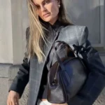 بليزر كاروهات بأكمام طويلة — صورة 4