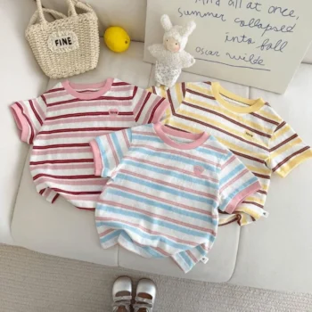 Girls' Striped Top