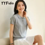 Casual T-Shirt with Polo Collar — Image 5