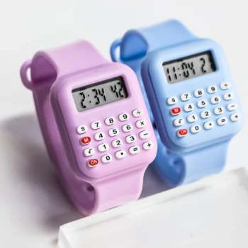 Kids' Calculator Watch with Rubber Wristband