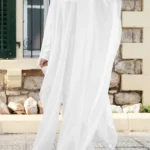 Long Chiffon Eid Abaya — Image 4