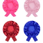 Girls' Satin Bonnet with Wide Elastic Band — Image 4
