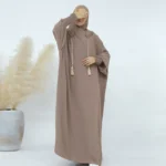Prayer Abaya with Fringe — Image 2