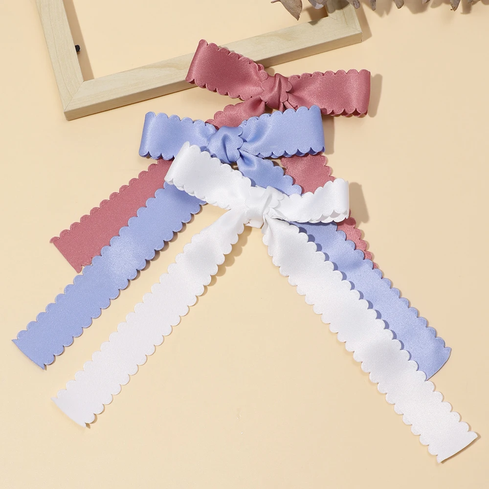 Girls' Elegant Satin Hair Accessory with Bow