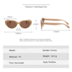 Black Frame Sunglasses with Distinctive Design — Image 6