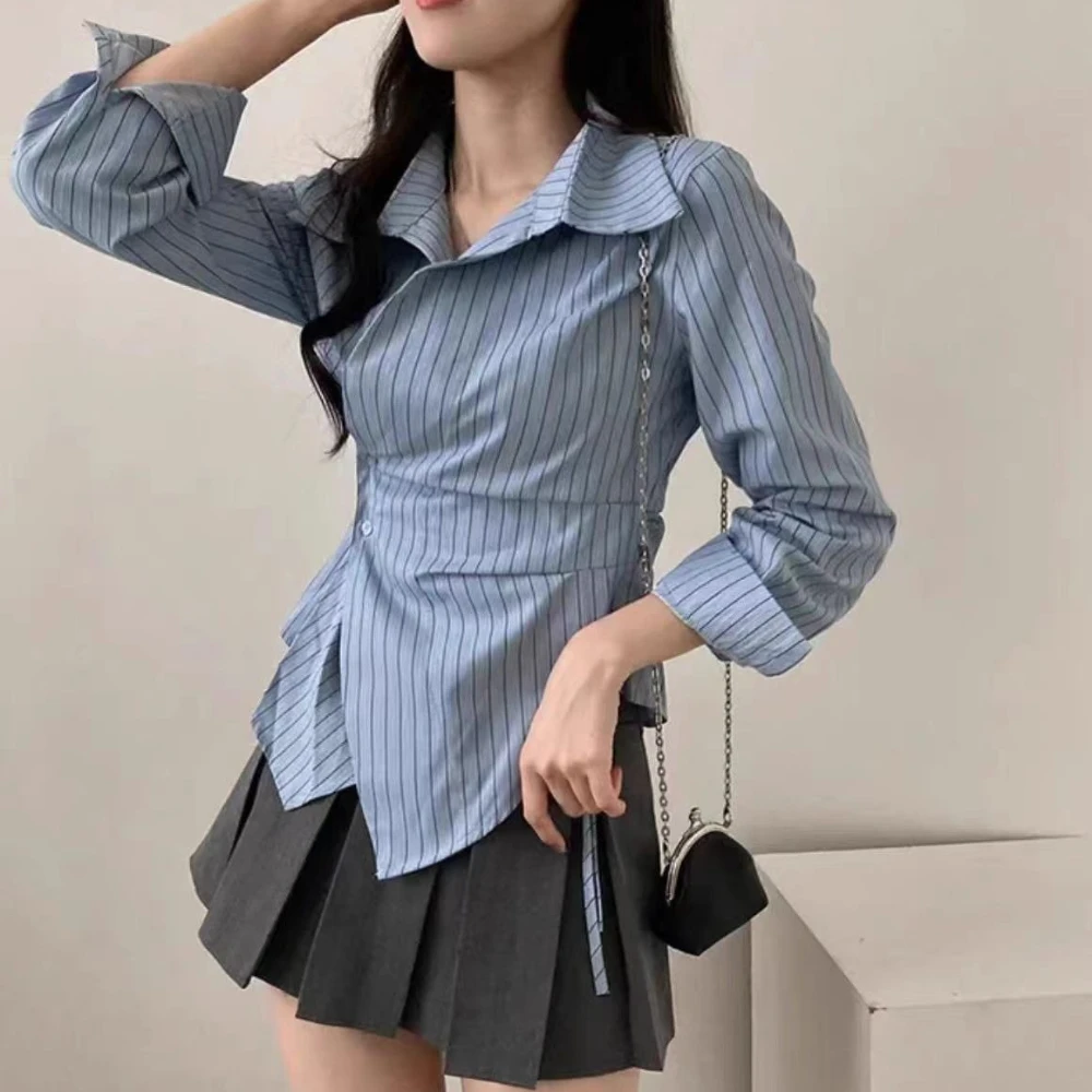 Casual Striped Autumn Shirt