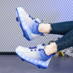حذاء تزلّج للأطفال بإضاءة LED — صورة 2