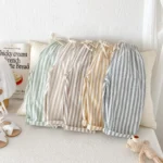 Kids' Classic Striped Loose Pants — Image 2