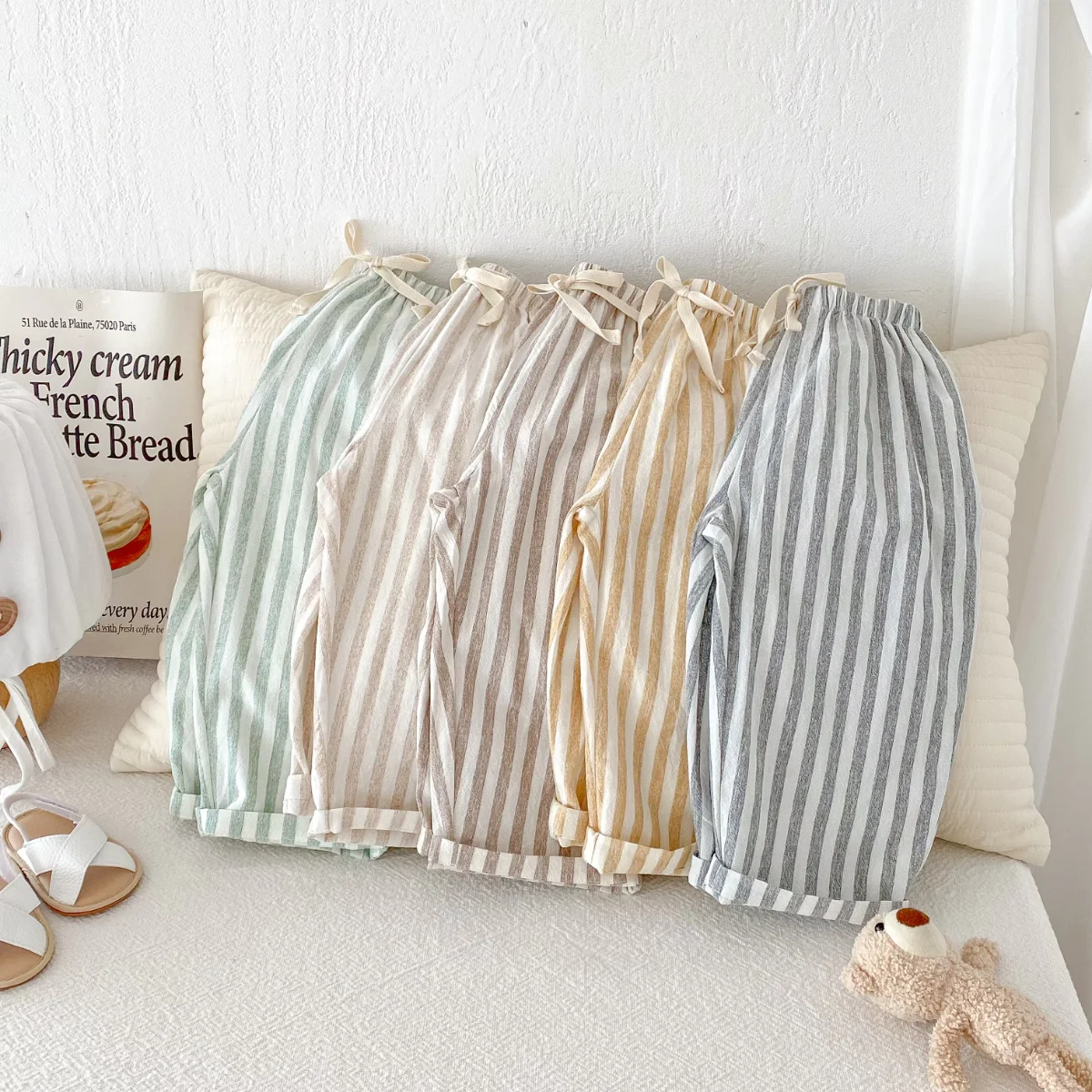 Kids' Classic Striped Loose Pants