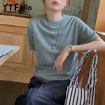 تيشيرت قطني برقبة دائرية — صورة 4