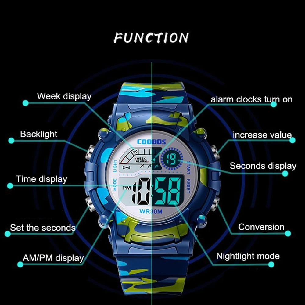 Girls' Water-Resistant Watch