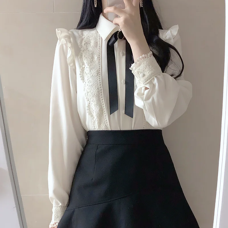 Girls' Preppy Formal Shirt