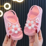Kids' Floral Summer Slippers — Image 3