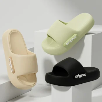 Solid Platform Summer Slippers