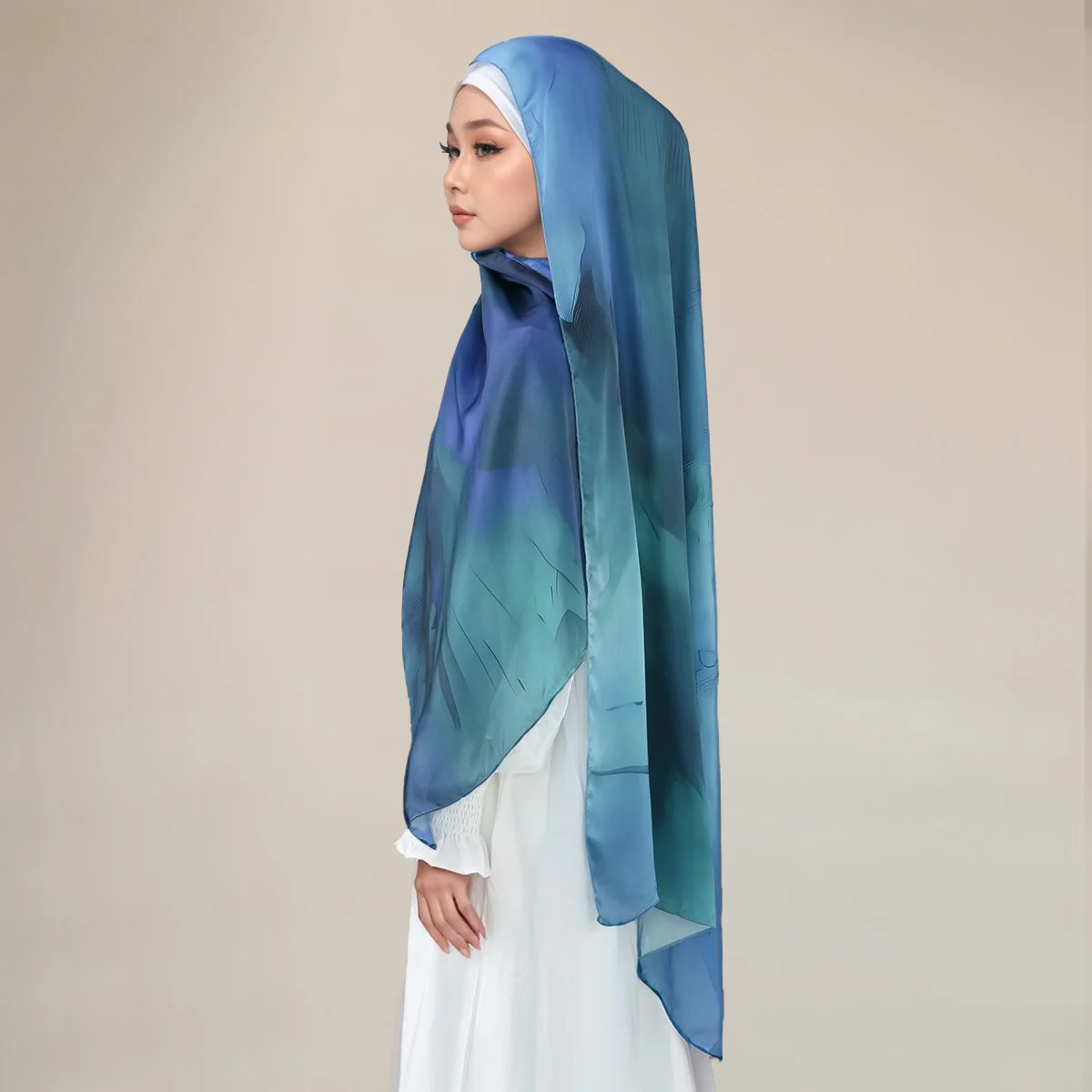 طرحة ساتان طويلة — صورة تفصيلية 25