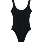 Slim-Fit Ribbed Bodysuit with Buttons — Image 3