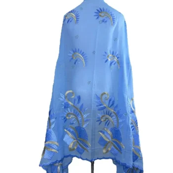 Embroidered Long Hijab
