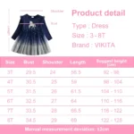 Girls' Long Sleeve Autumn Dress — Image 6