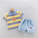 Boys' Polo and Denim Shorts Set — Image 4