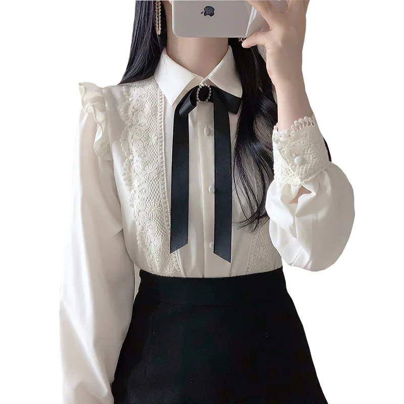 Girls' Preppy Formal Shirt