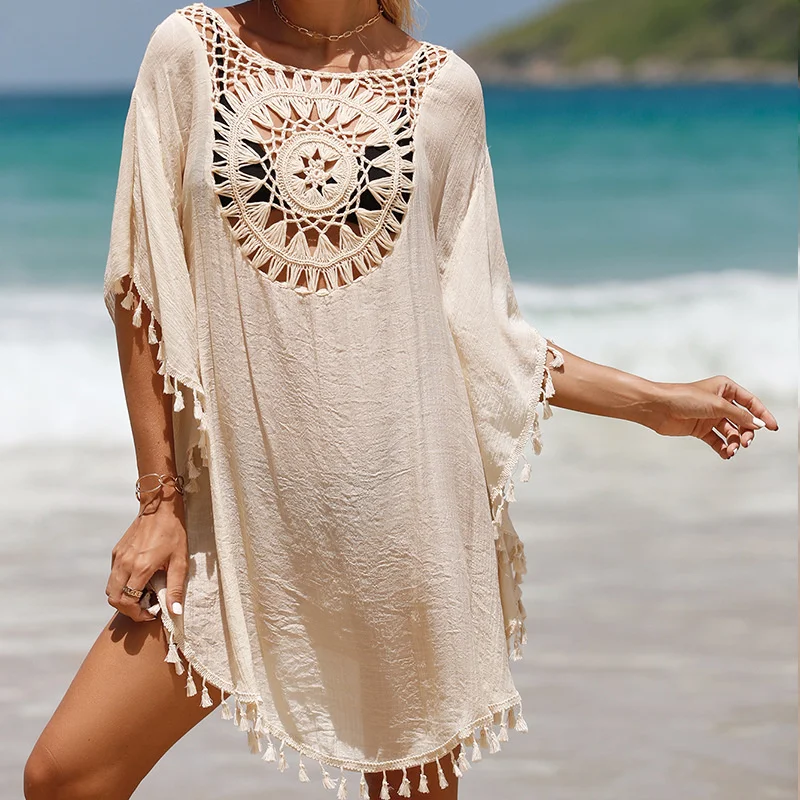 Crochet Beach Cover-Up Dress
