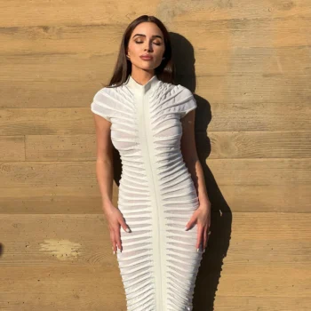Slim-Fit Summer Long Dress