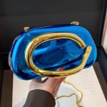 حقيبة كروس شفافة بشكل صندوق — صورة 4