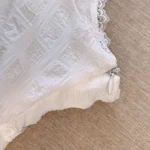 Short Skirt with Ruffle and Lace Layers — Image 5