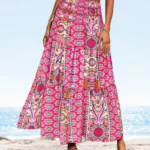 Layered Floral Maxi Skirt — Image 5