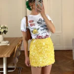 Sequin Short Skirt — Image 3