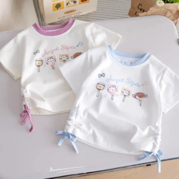Girls' Short Sleeve Summer Top