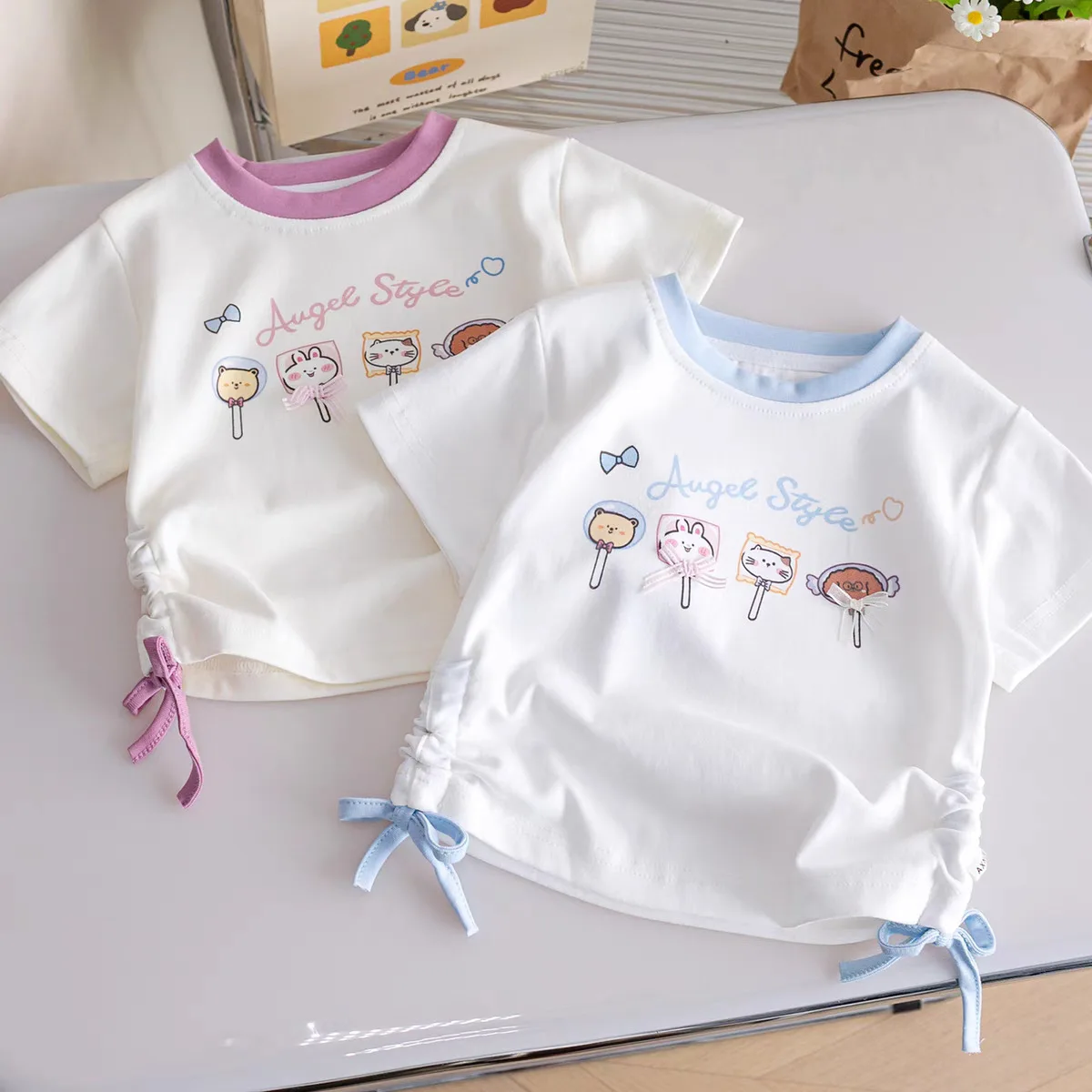 Girls' Short Sleeve Summer Top