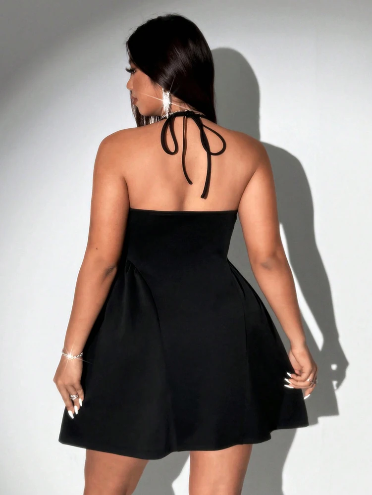 V-Neck Spring and Summer Dress