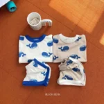 Kids' Dolphin Print Set with Shorts — Image 3