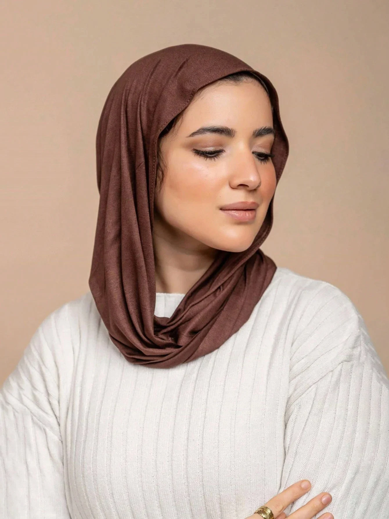 Hijab Underscarf with Criss-Cross Design