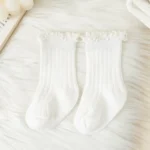 جوارب بناتي قصيرة بكشكش ناعم — صورة 6