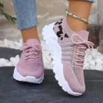 Lightweight Leopard Print Sneakers — Image 3
