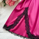 Elegant V-Neck Lace Nightgown — Image 4
