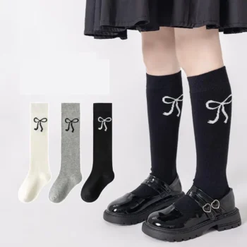 Girls' Socks with Bow