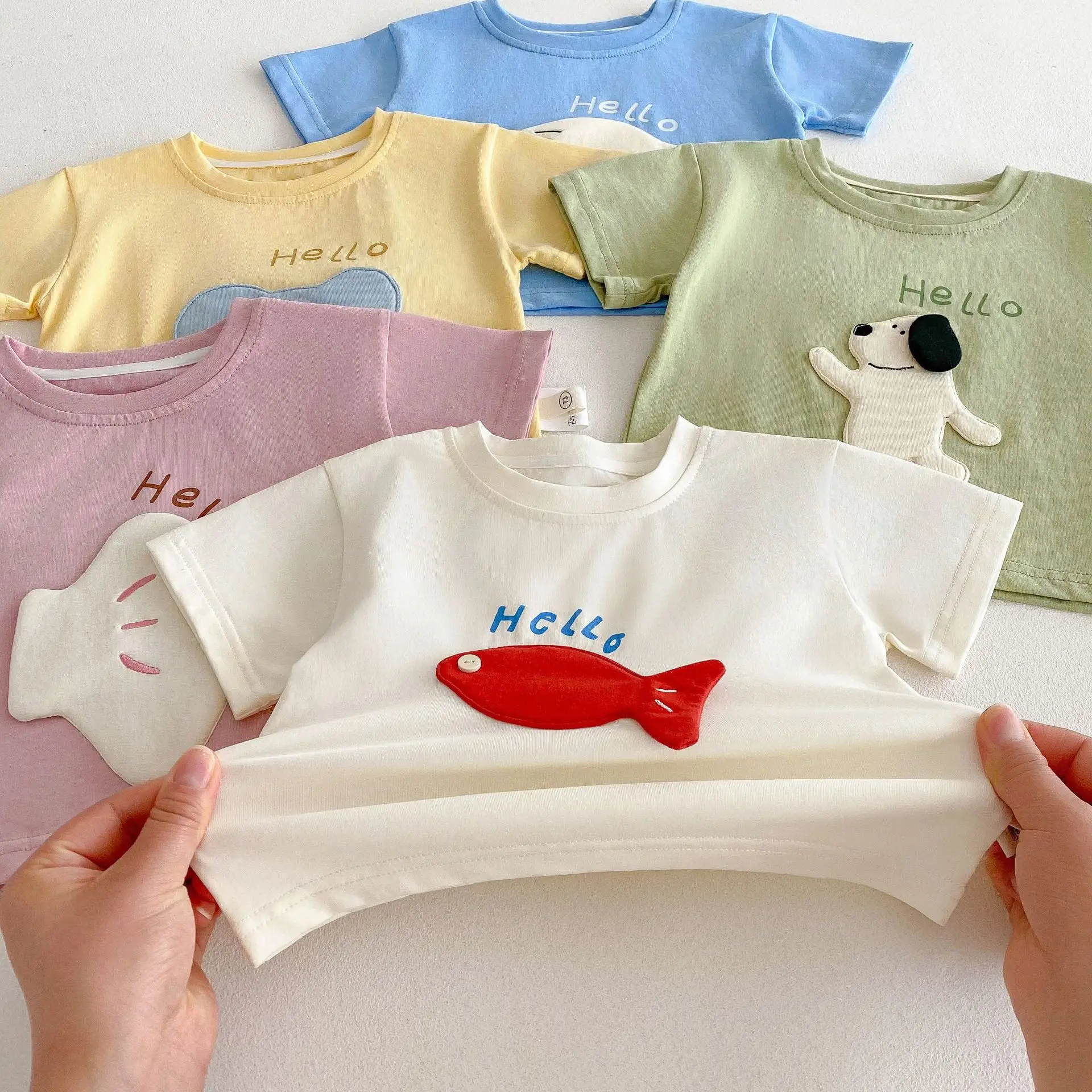 Kids' Summer Set with Illustrated Patch