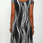 Striped Short Dress — Image 3