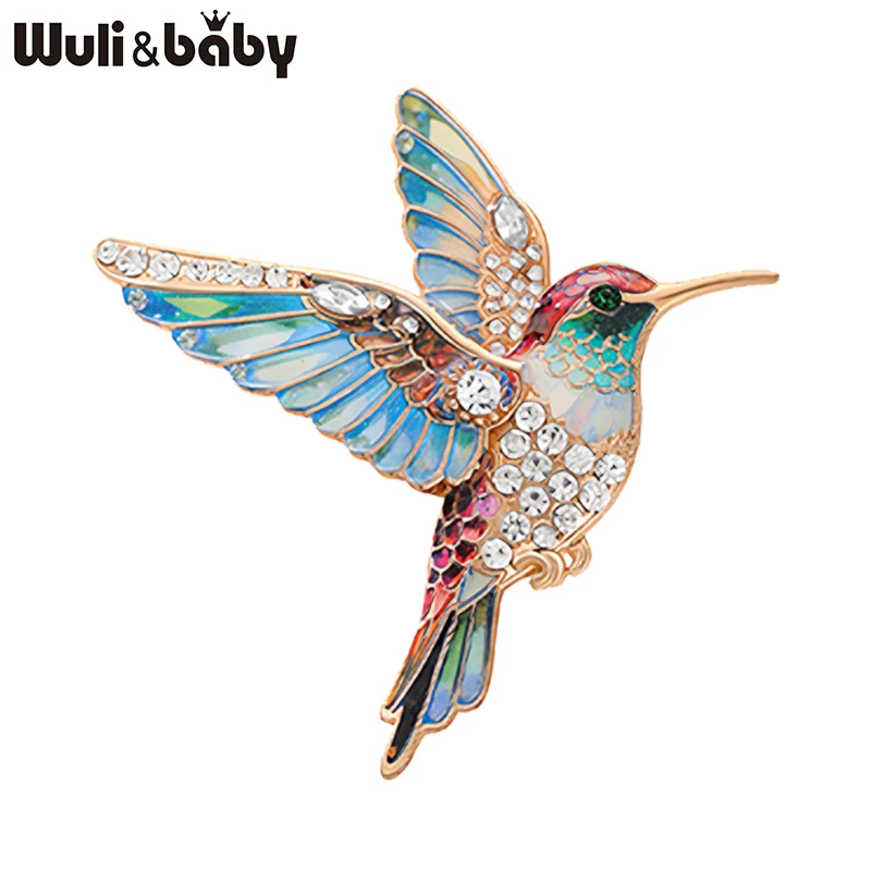 Hummingbird Brooch
