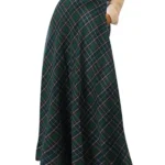 Long Plaid Skirt for Autumn — Image 6