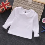 Girls' Lace Cotton Top