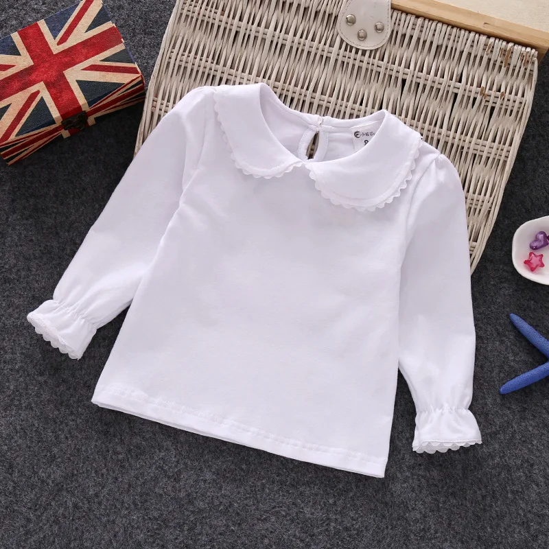 Girls' Lace Cotton Top