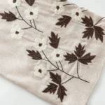 Apricot Abaya with Embroidered Cuffs — Image 6