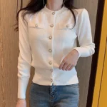 كارديجان نسائي بألوان هادئة — صورة 3